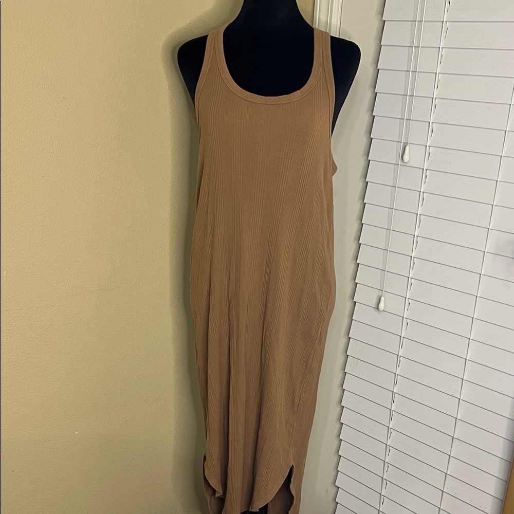 Aerie Tan Maxi Dress